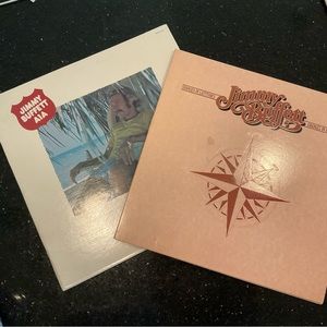 Jimmy Buffet Vinyl LP’s - “Changes in Latitudes Changes in Attitudes” & “A-1-A”